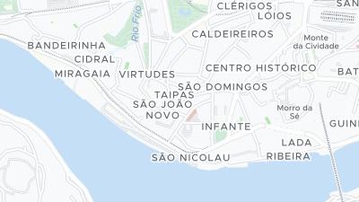 Hotel location map