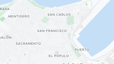 Mapa de localização do hotel