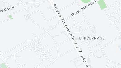Hotel location map