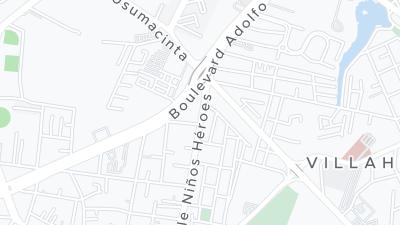 Hotel location map