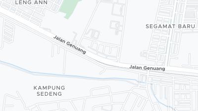 Mapa de localização do hotel