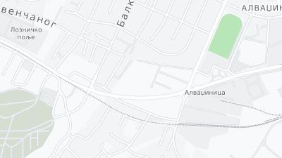Hotel location map