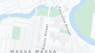 Kaart met de situering van het hotel