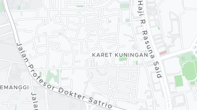 Mapa de localização do hotel