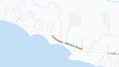 Mapa de localização do hotel