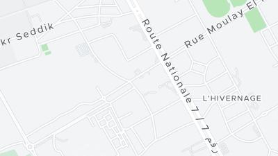 Mapa de localização do hotel