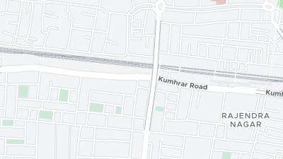 Mapa de localização do hotel