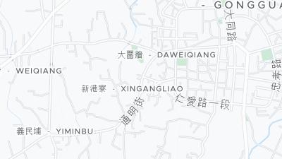 Hotel location map