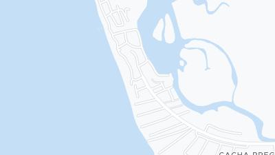 Kaart met de situering van het hotel