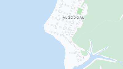 Kaart met de situering van het hotel