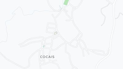 Kaart met de situering van het hotel