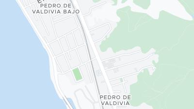 Kaart met de situering van het hotel