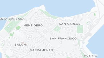 Mapa de localização do hotel