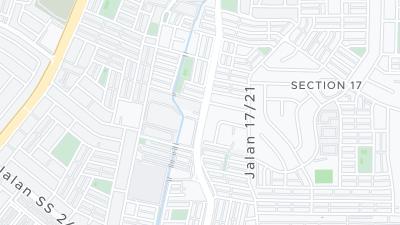 Mapa de localização do hotel