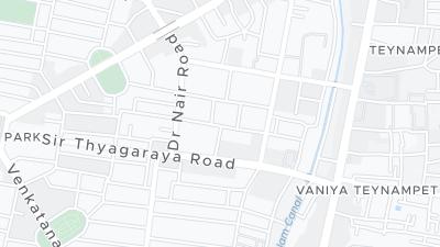 Mapa de localização do hotel