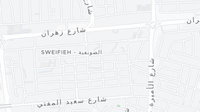 Kaart met de situering van het hotel