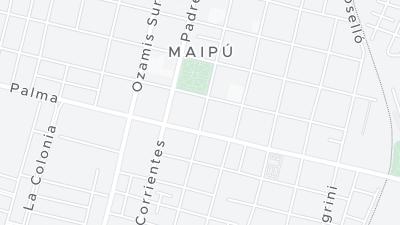 Kaart met de situering van het hotel