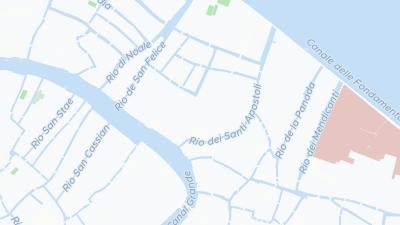 Mapa de localização do hotel