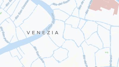 Kaart met de situering van het hotel