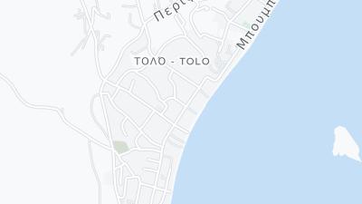 Hotel location map