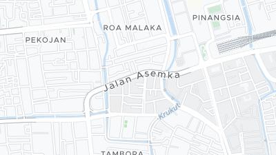 Mapa de localização do hotel