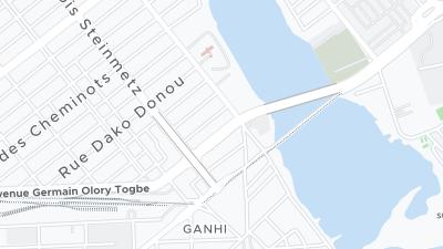 Hotel location map