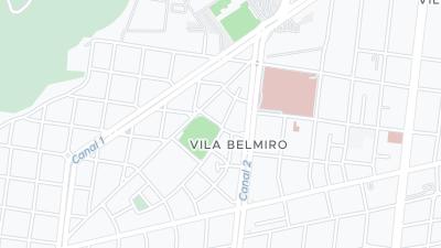 Kaart met de situering van het hotel