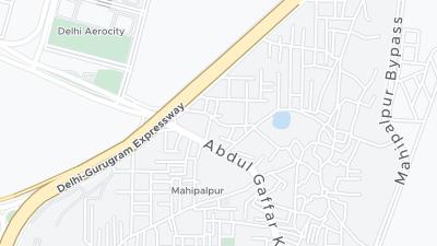 Mapa de localização do hotel