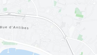 Hotel location map