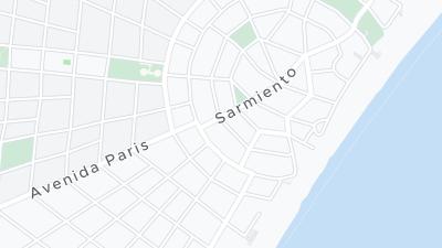 Kaart met de situering van het hotel