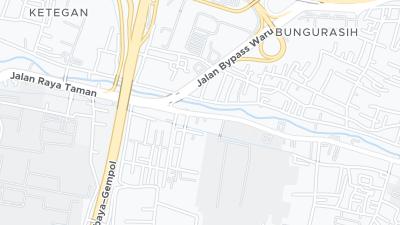 Plan de localisation de l'hôtel