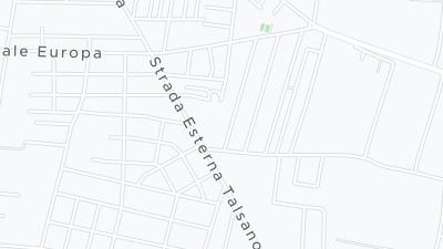 Kaart met de situering van het hotel