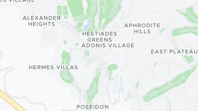 Mapa de localização do hotel