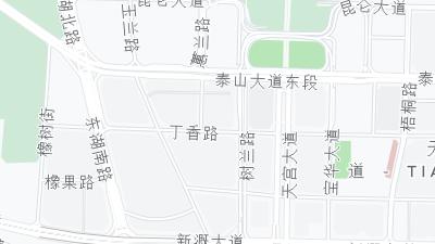 Kaart met de situering van het hotel