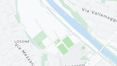 Kaart met de situering van het hotel