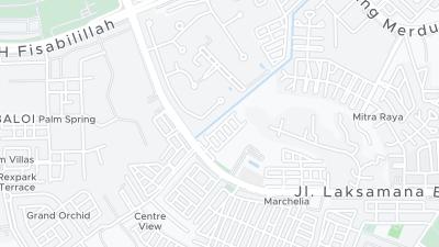 Hotel location map