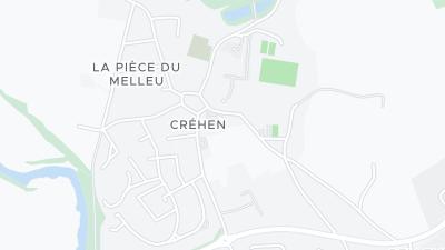 Kaart met de situering van het hotel