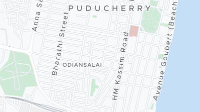 Mapa de localização do hotel