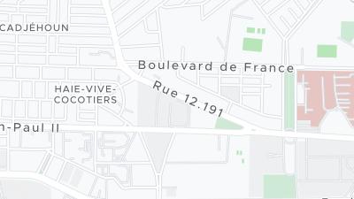 Hotel location map