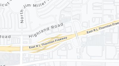 Hotel location map