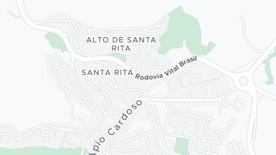 Mapa de localização do hotel