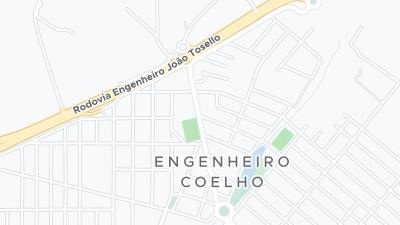 Kaart met de situering van het hotel