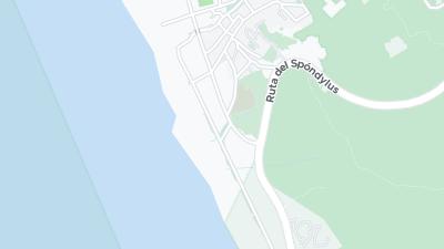 Kaart met de situering van het hotel