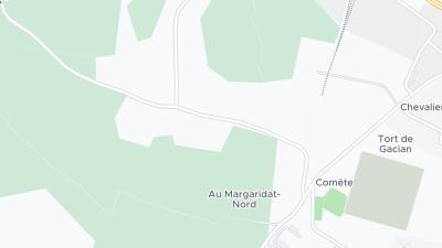 Mapa de localização do hotel