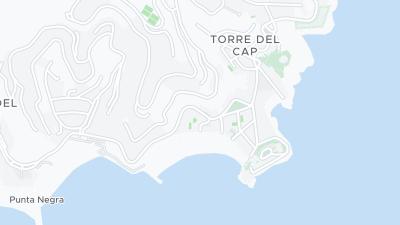 Kaart met de situering van het hotel