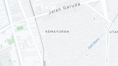 Mapa de localização do hotel