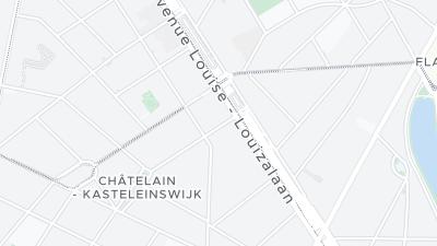 Kaart met de situering van het hotel