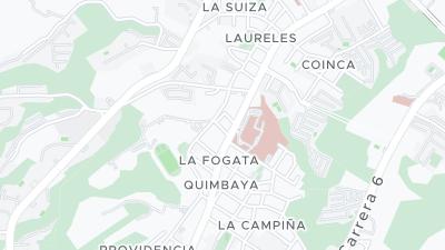 Hotel location map