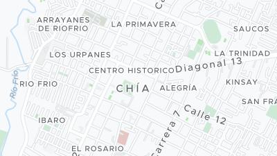 Kort over hotellets beliggenhed