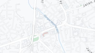 Mapa de localização do hotel